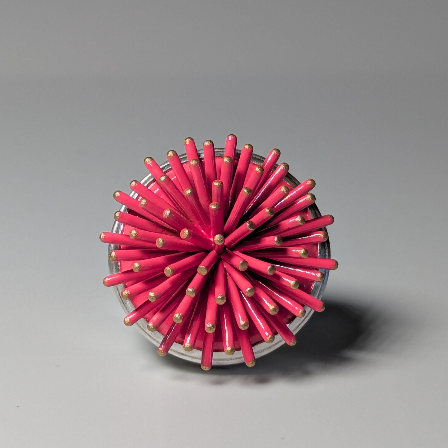 Rose pink - Starburst ring