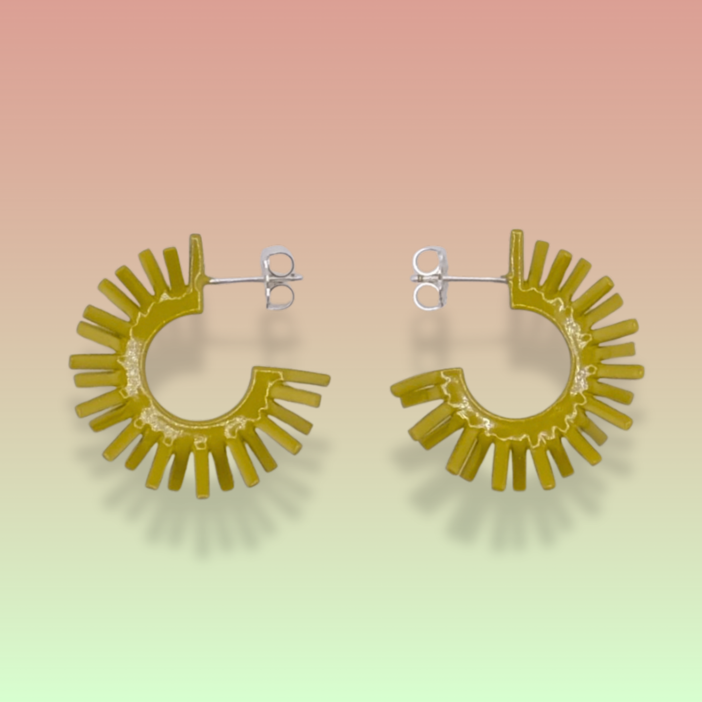 Spike earring's - Curry