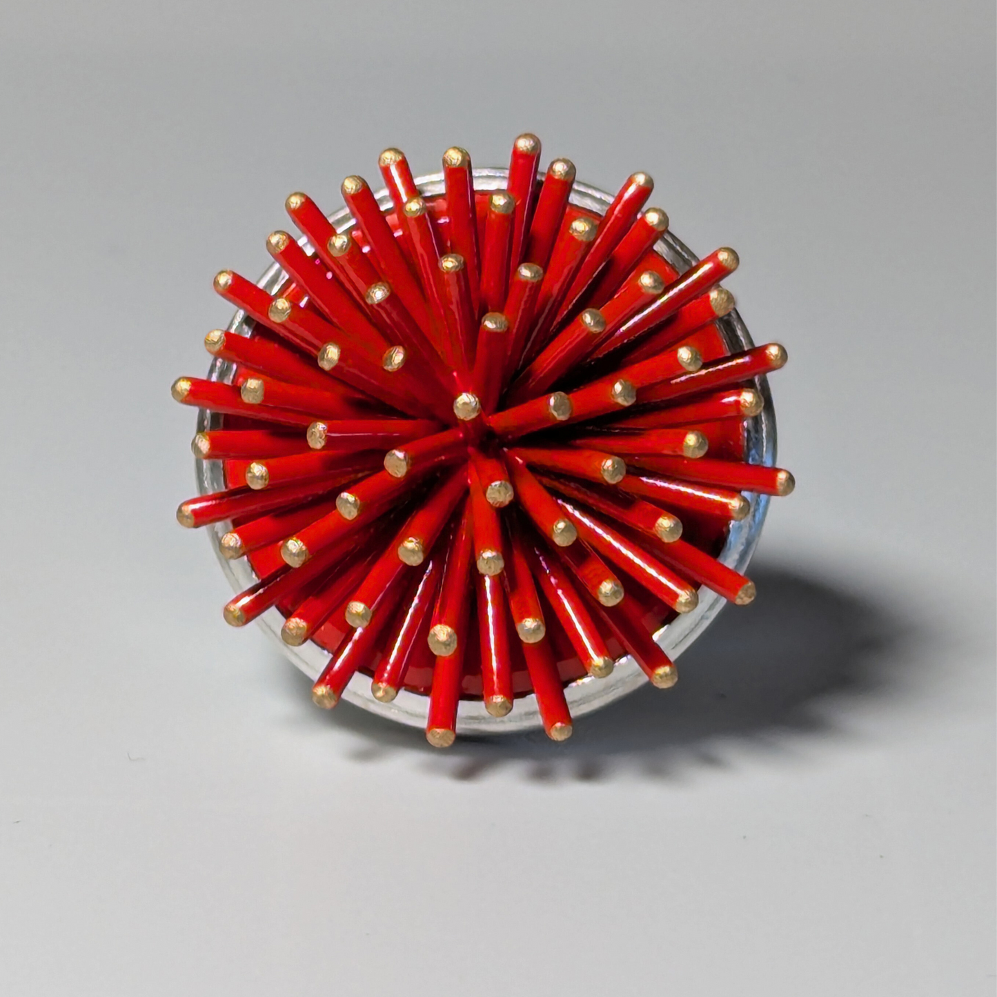 Tomato red - Starburst ring