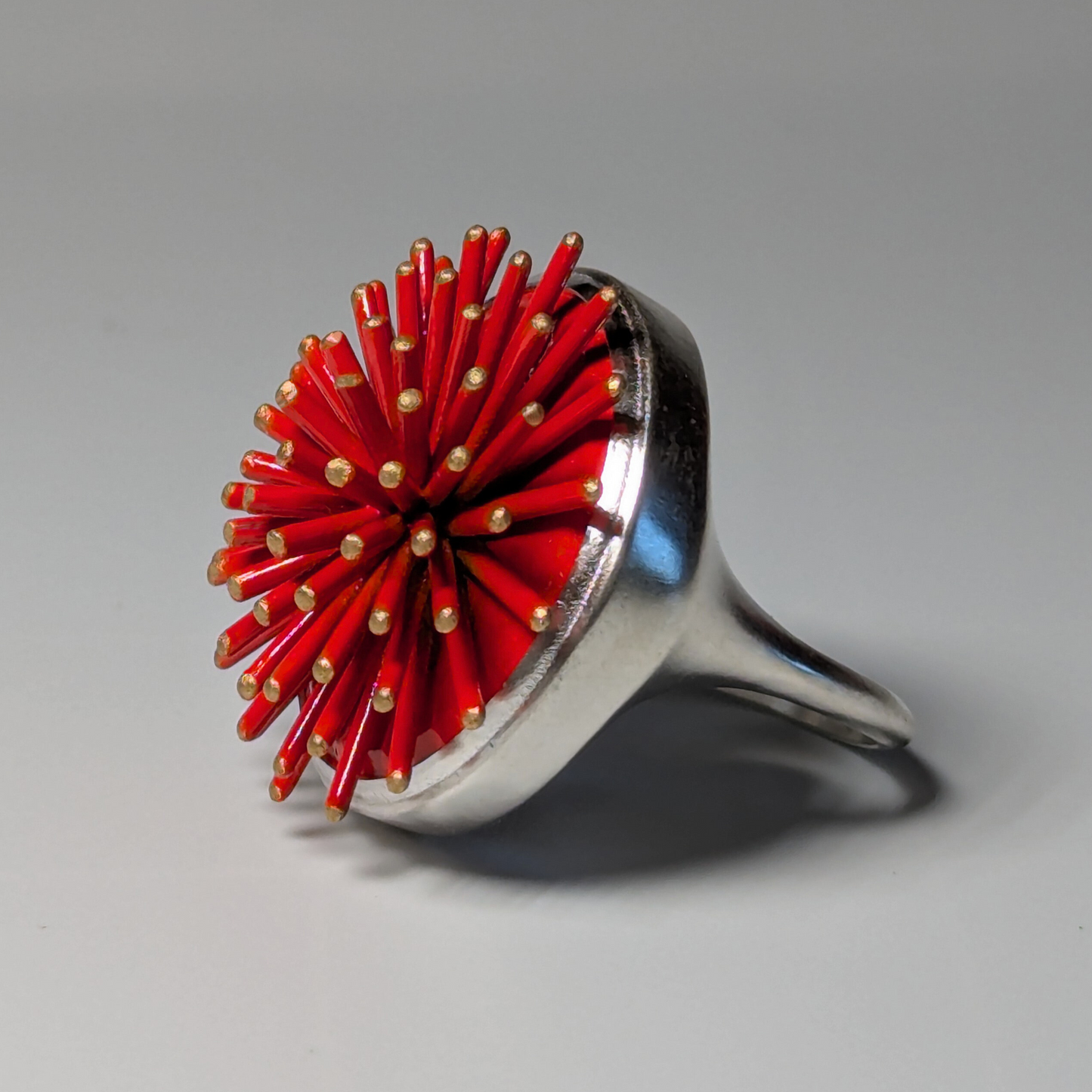 Tomato red - Starburst ring