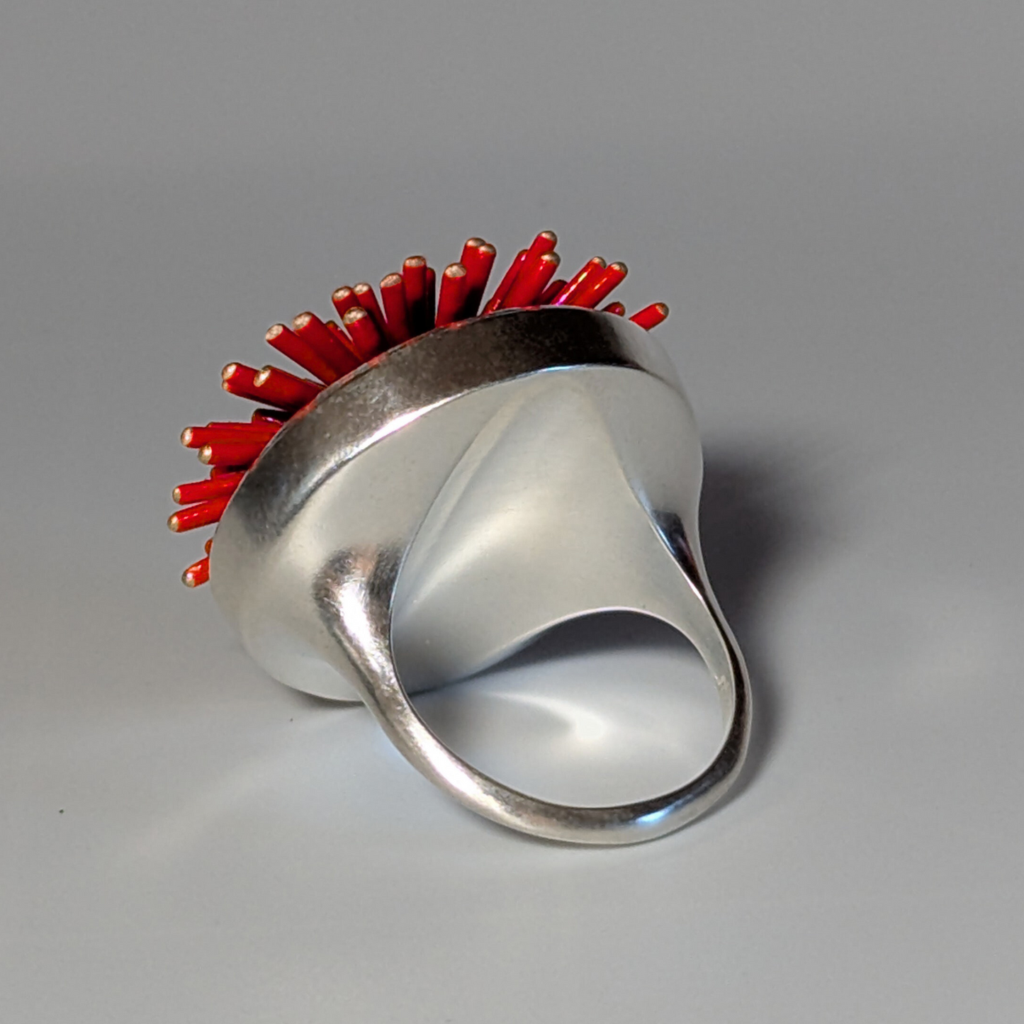 Tomato red - Starburst ring