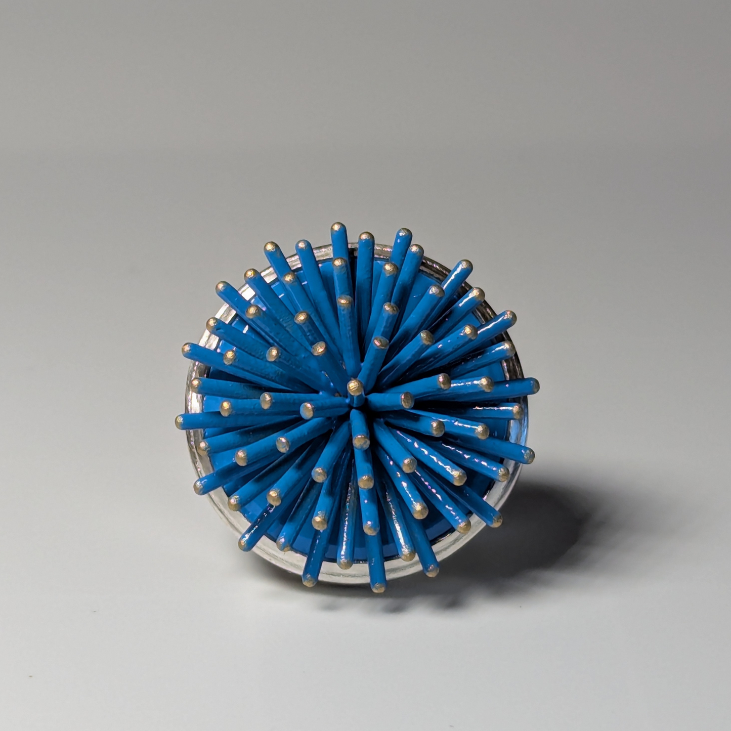 Sky blue - Starburst ring