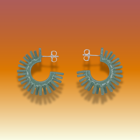 Spike earring's - Quality Green